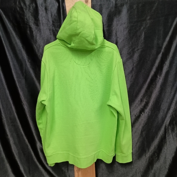 Lime green SEATTLE SOUNDERS raise your scarves  pull over hoodie size men's XL - Picture 7 of 13